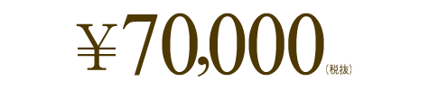 70,000円(税抜)